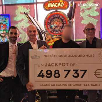 Casino d’Enghien-les-Bains : il mise seulement 6 €… et revient chez lui avec 500 000 € en poche !