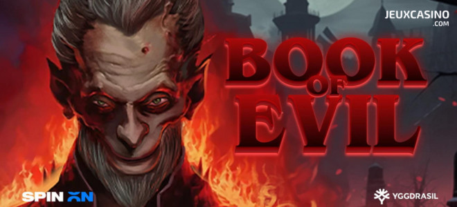 Spooky Season : SpinOn et Yggdrasil Gaming dévoilent leur nouvelle machine à sous Book of Evil