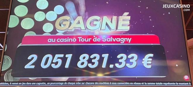 La Tour-de-Salvagny : un Lyonnais mise 2€ au Pasino Grand… et repart multimillionnaire !