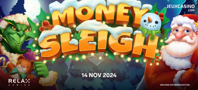 Relax Gaming dévoile Money Sleigh, sa machine à sous pour fêter Noël 2024