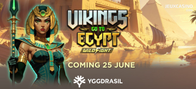 Assistez au choc des civilisations dans Vikings Go to Egypt Wild Fight d’Yggdrasil !